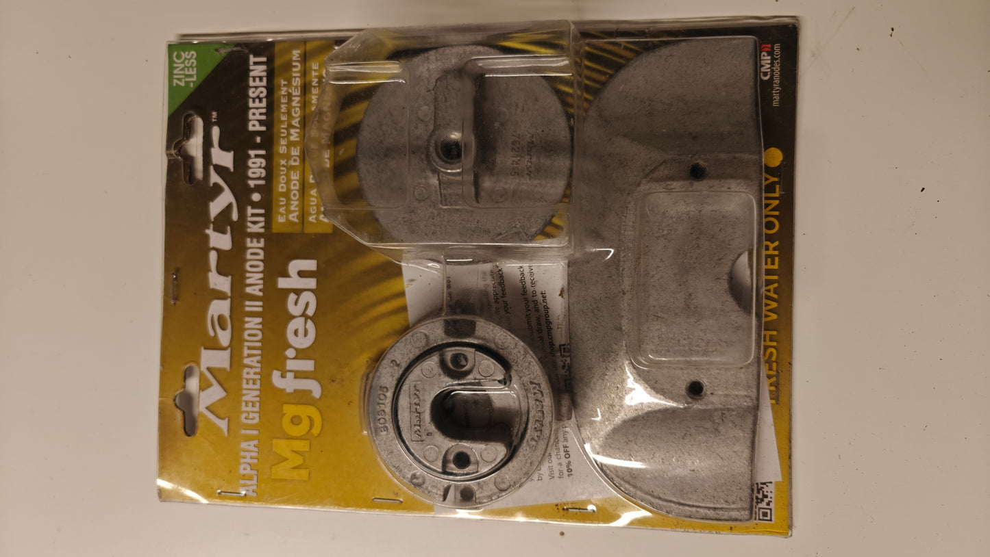 Anodkit MerCruiser Alpha One Gen II – Magnesium