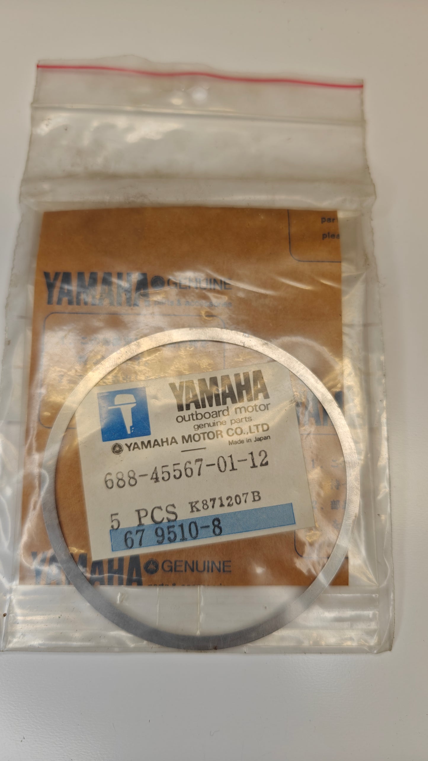 shim växelhus 0,12mm yamaha 688-45567-01-12