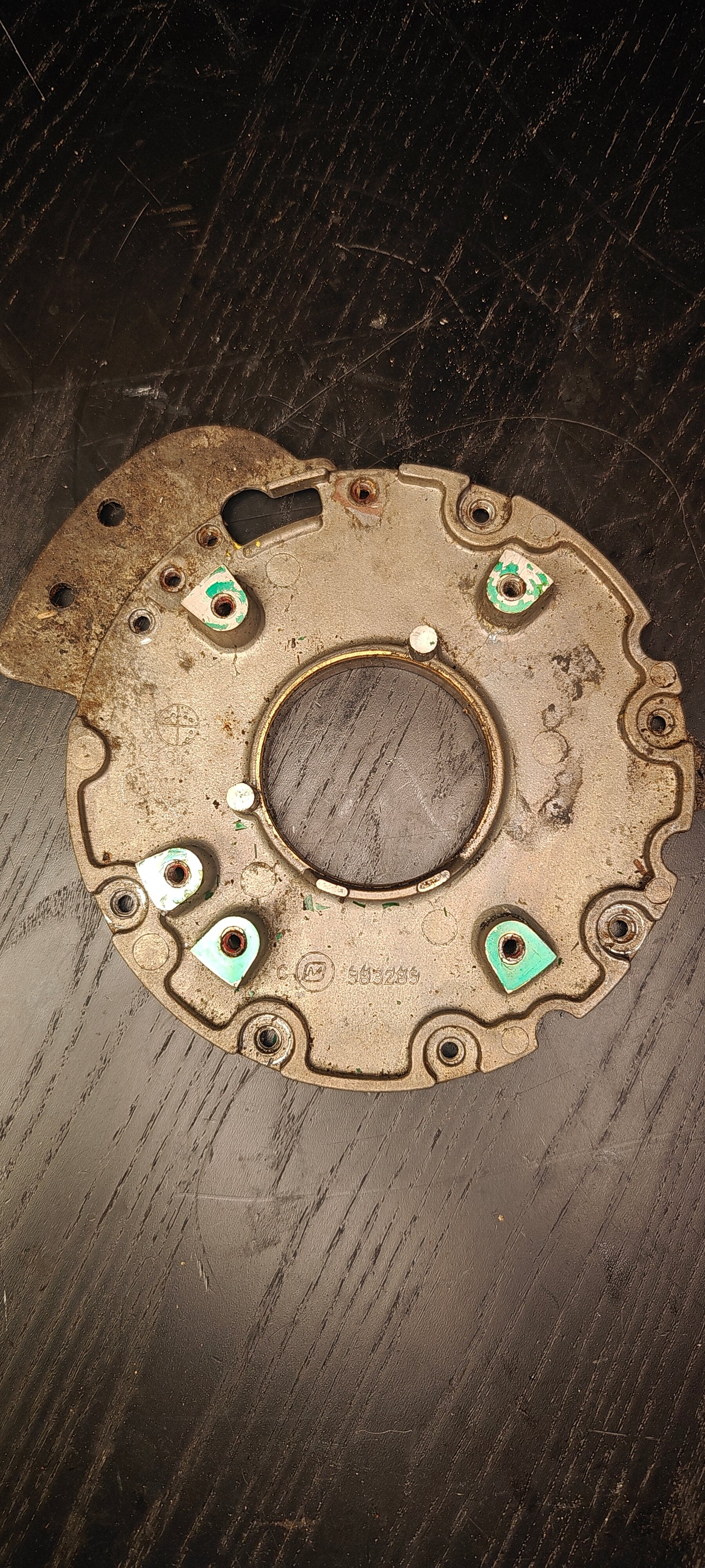 Tändplatta tom omc 583285