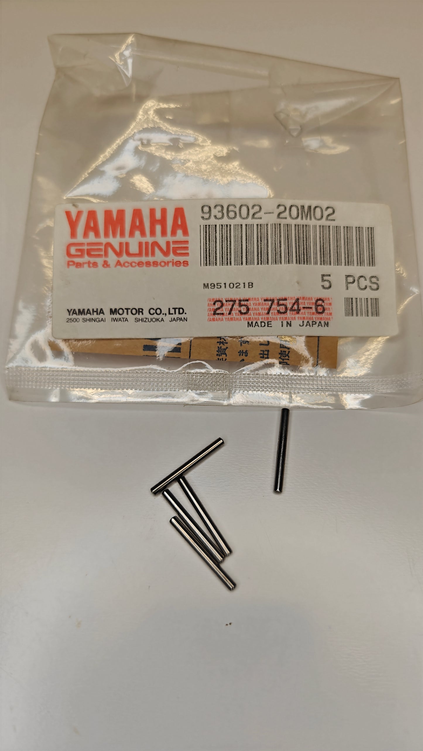 Lagerpinnar Yamaha 93602-20M02