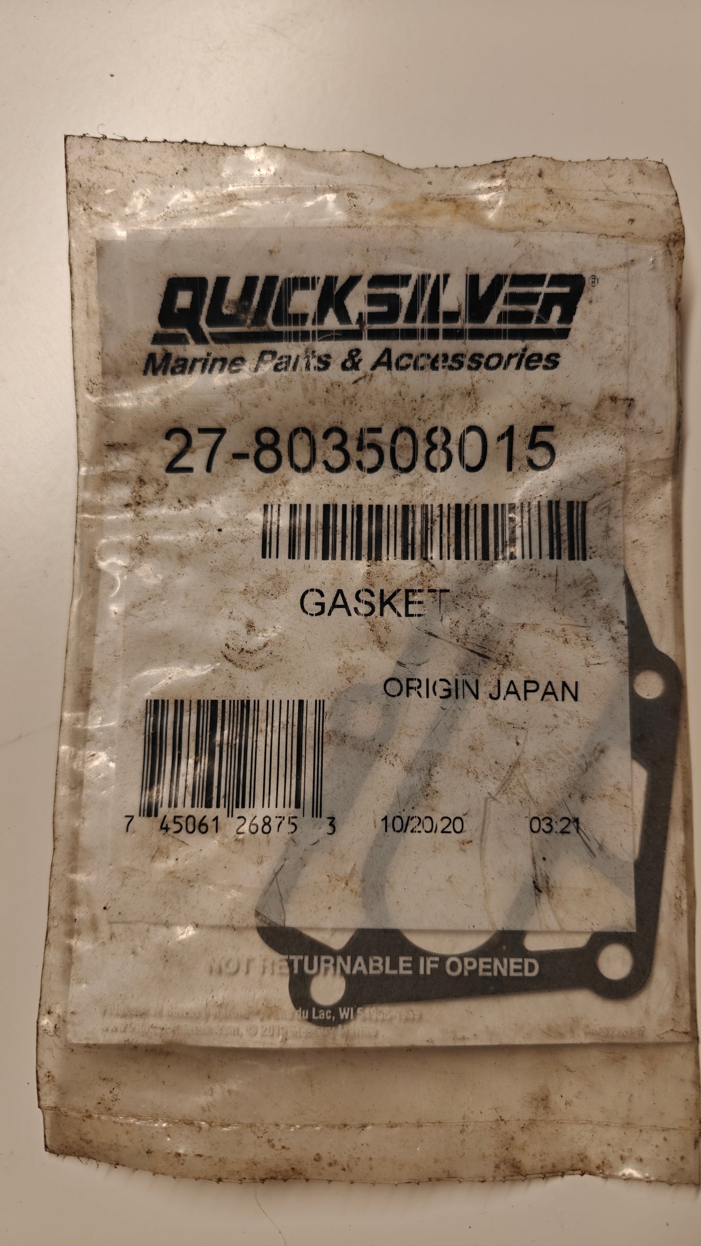 Avgassplåtspackning Mercury / Mariner 27-803508015