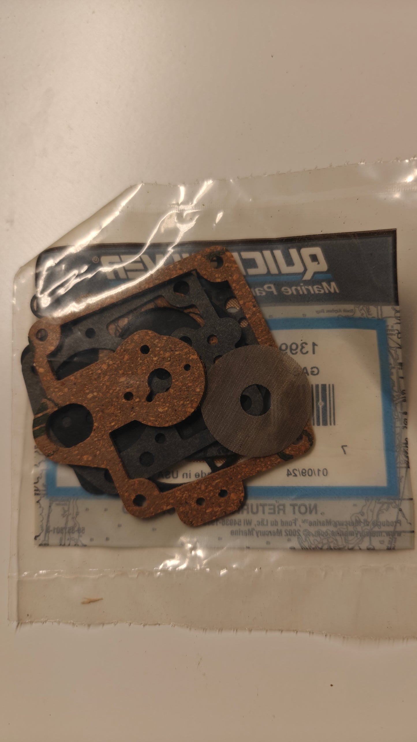 Membran- och packningskit för förgasare Mercury 1399-8154
