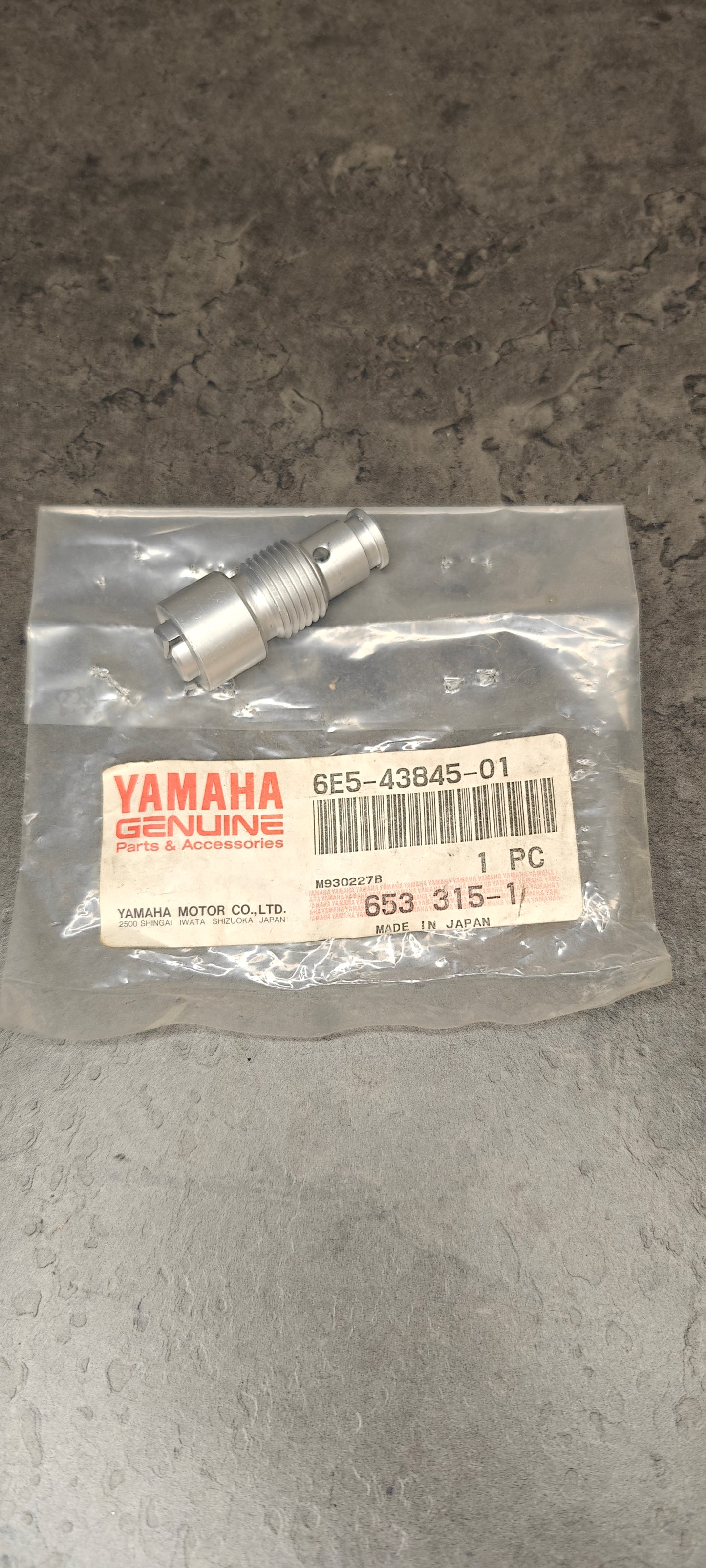 Releaseventil tilt yamaha 6E5-43845-01