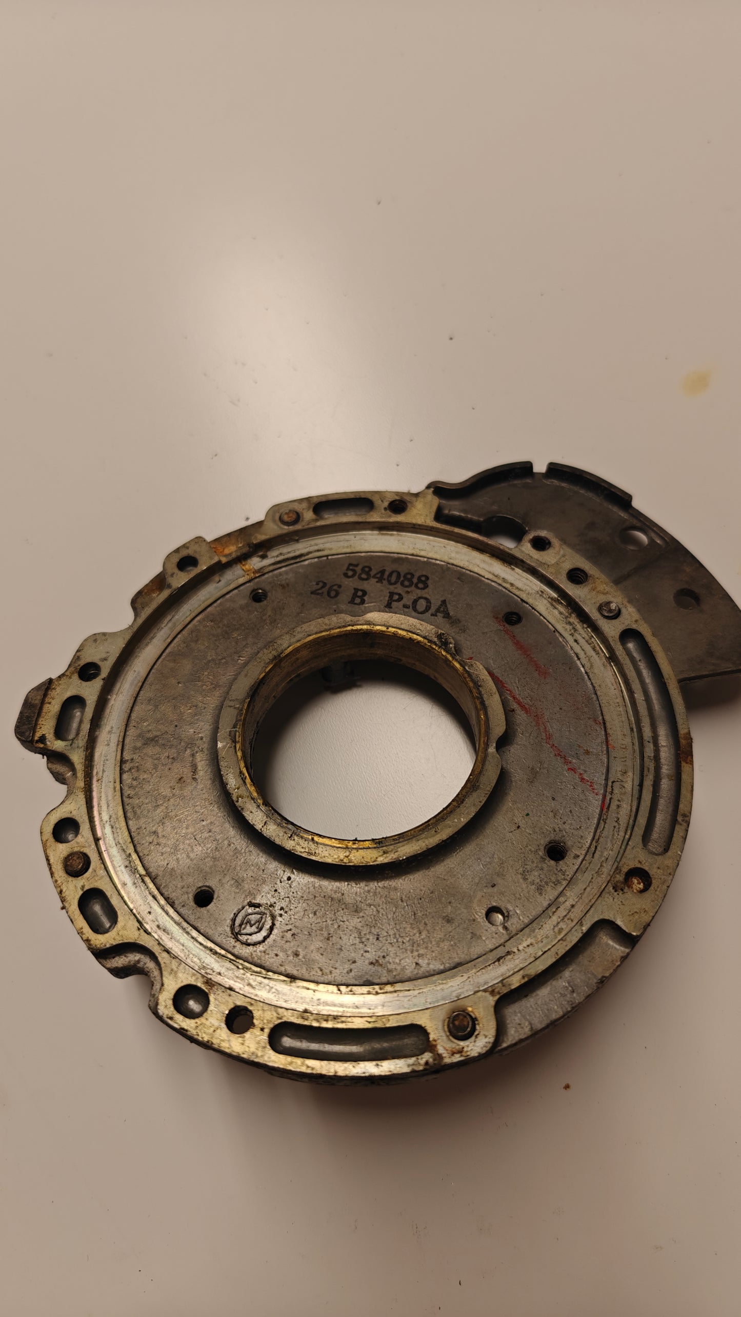 Tändplatta med spole omc 584088