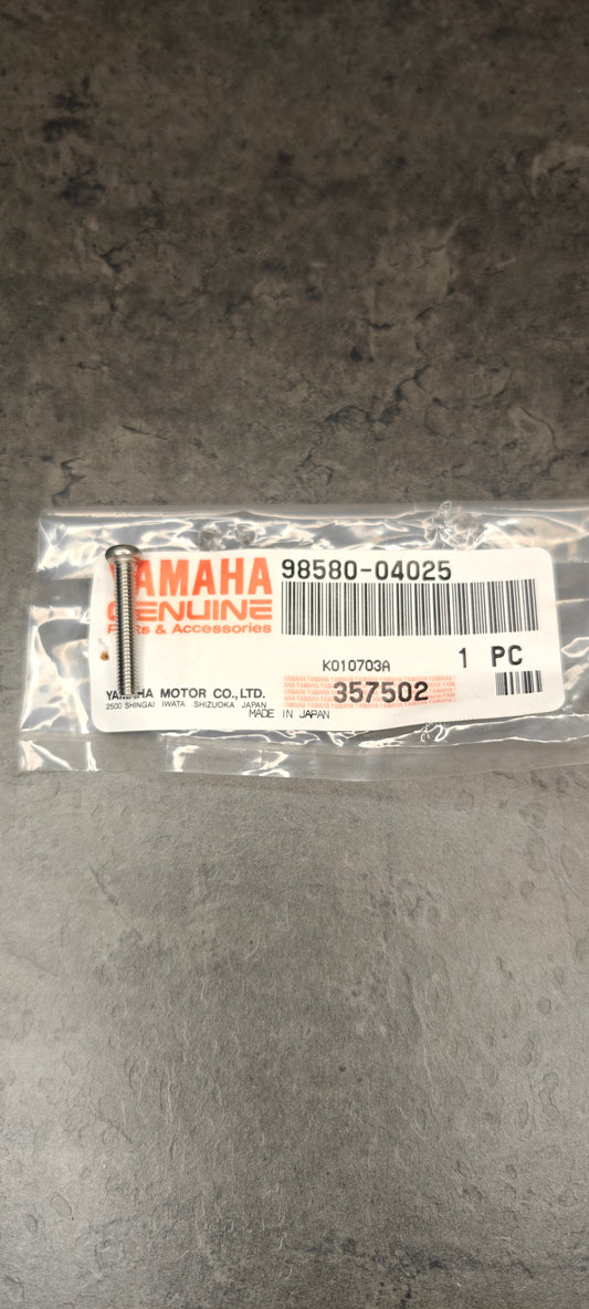 Skruv yamaha 98580-04025