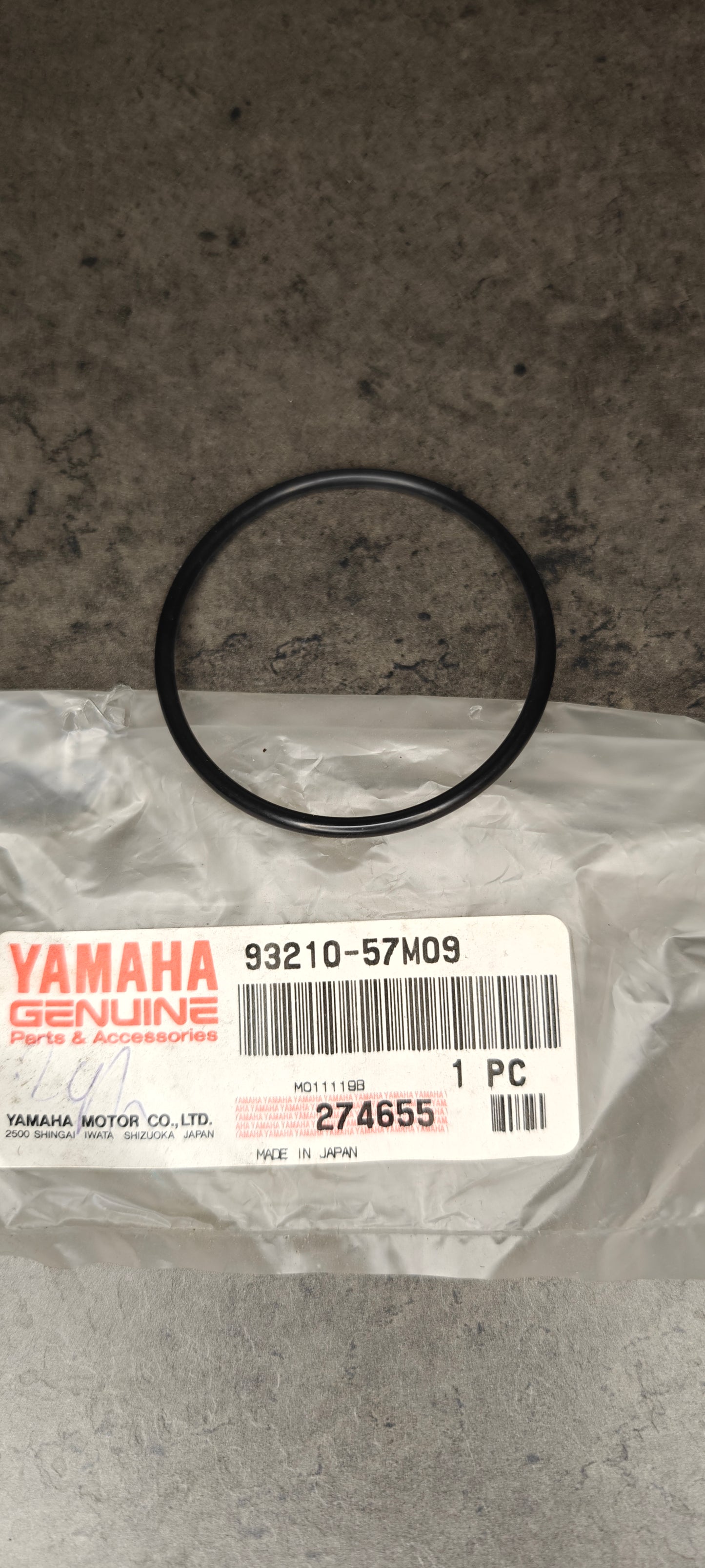 O-ring yamaha 93210-57M09